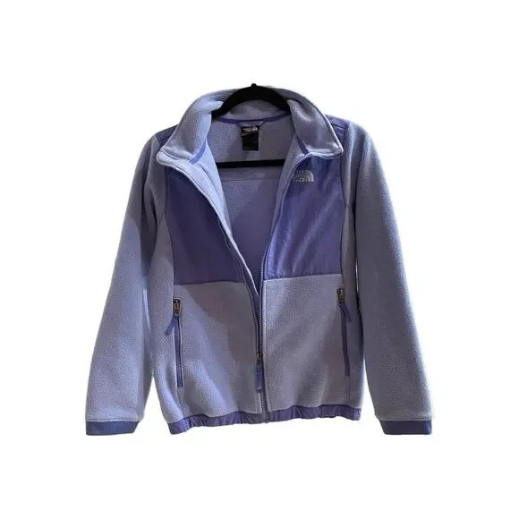 THE NORTH FACE Kids Girls Jacket Outerwear Fleece Full Zip Denali Large